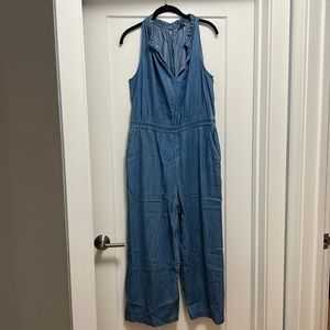 Size 12 Jcrew Chambray Jumpsuit